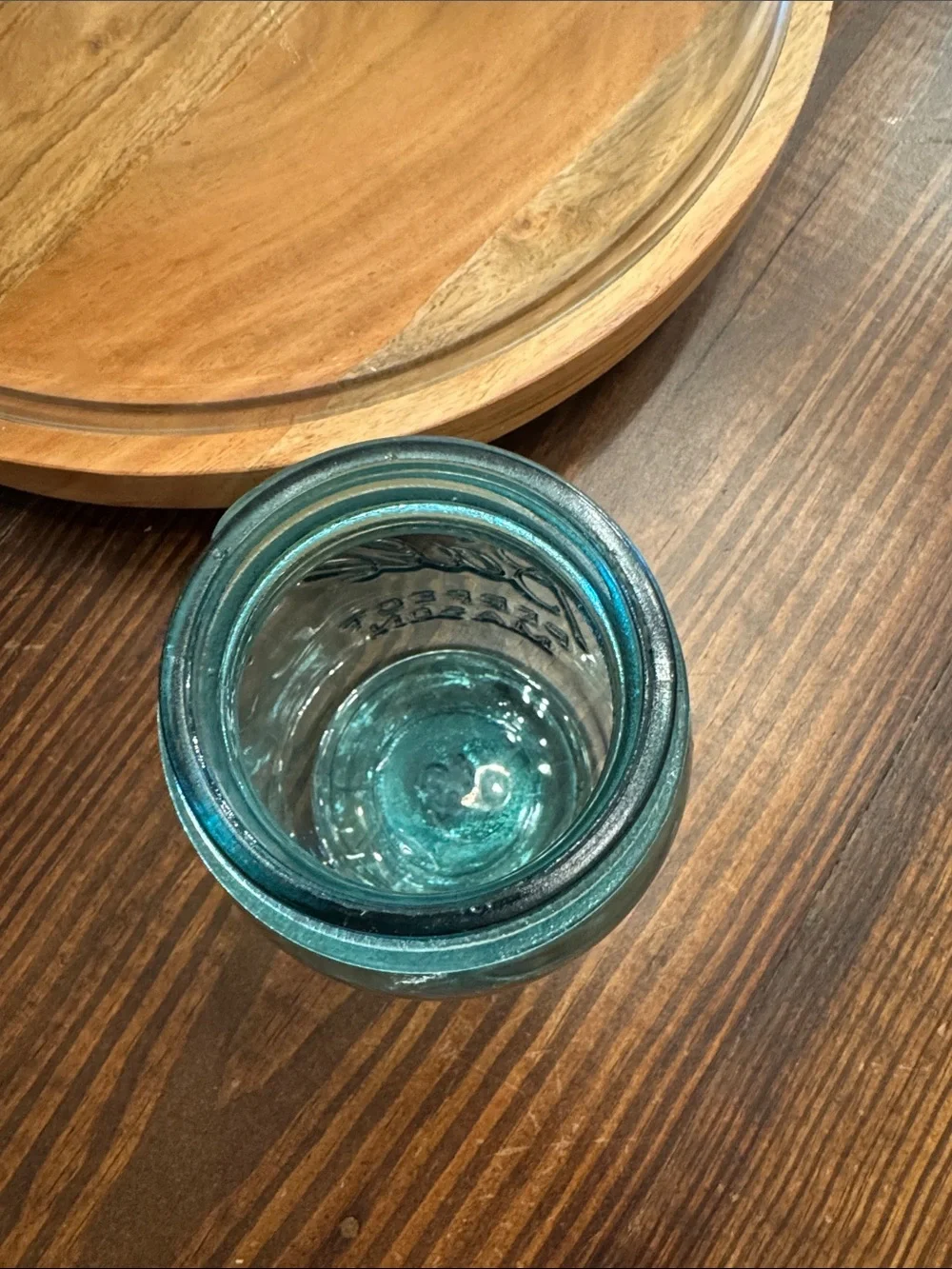 Ball Aqua Blue Glass Mason Jar - Classic Storage vintage Jar #13